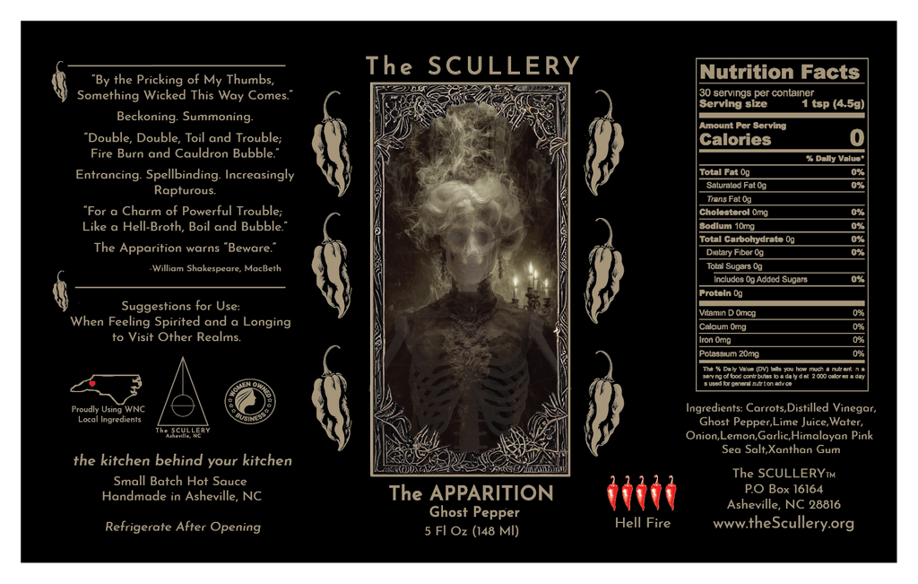 Ghost Pepper Hot Sauce : The APPARITION