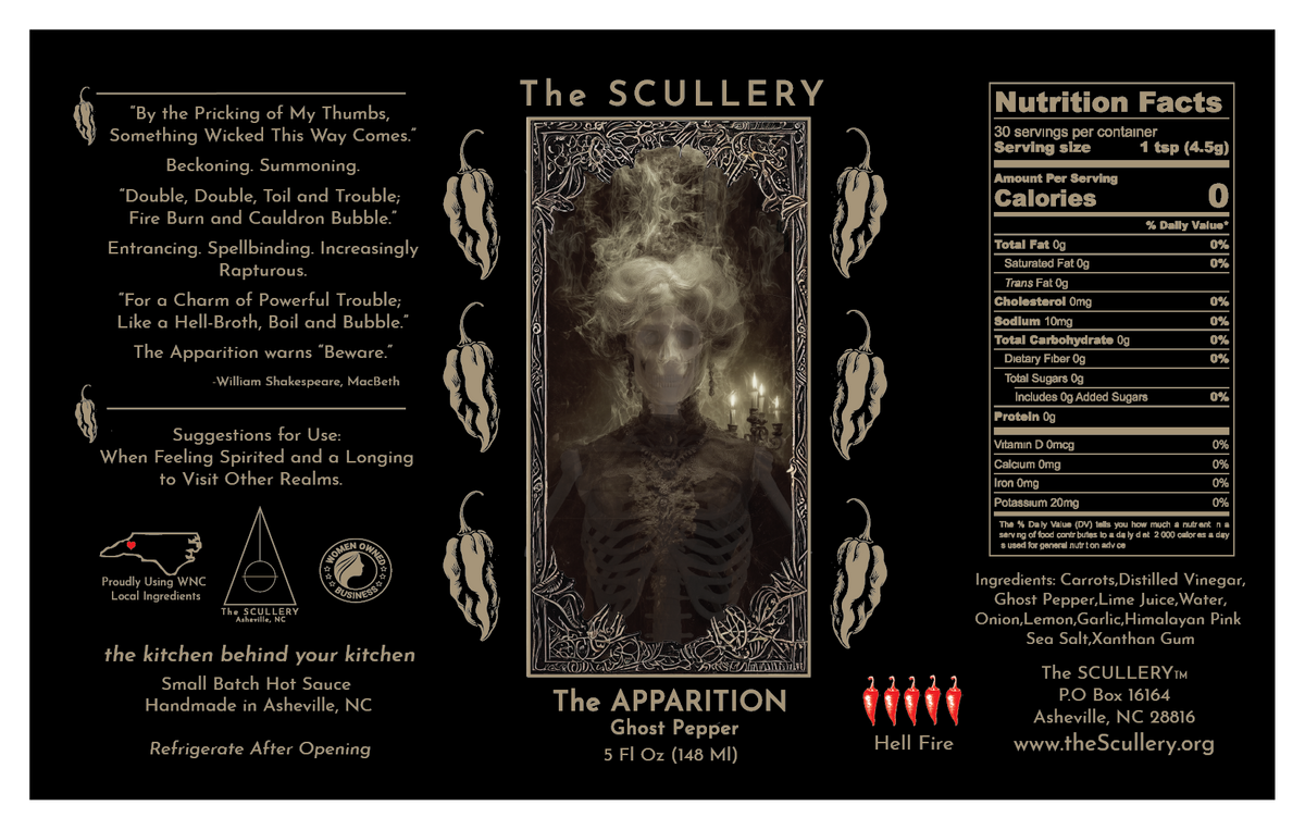 Ghost Pepper Hot Sauce : The APPARITION