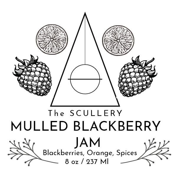 Mulled Organic Blackberry Low Sugar Jam