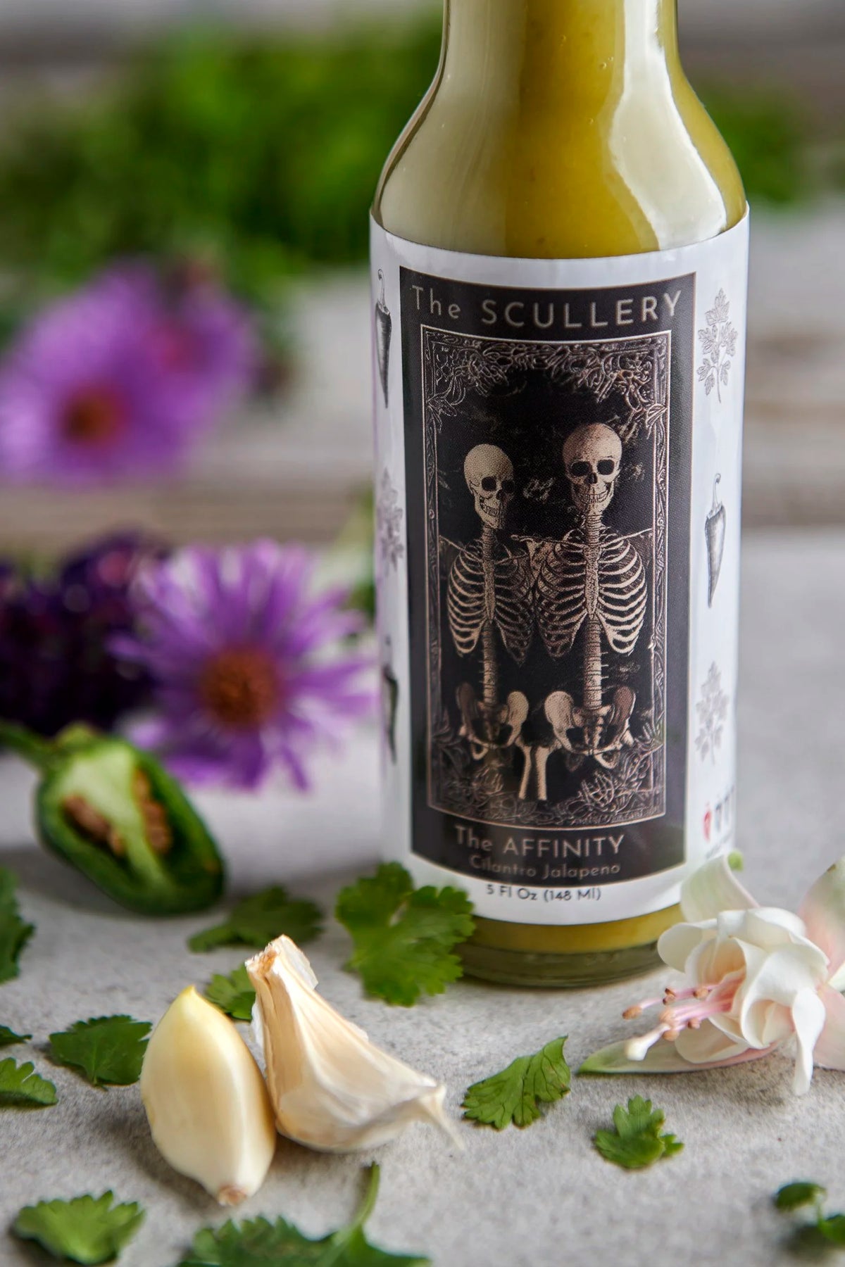 Cilantro Jalapeno Hot Sauce : The AFFINITY