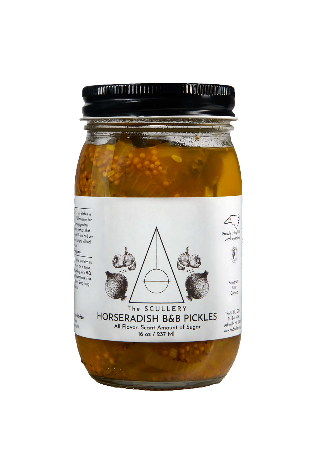 Horseradish Bread & Butter Pickles Low Sugar