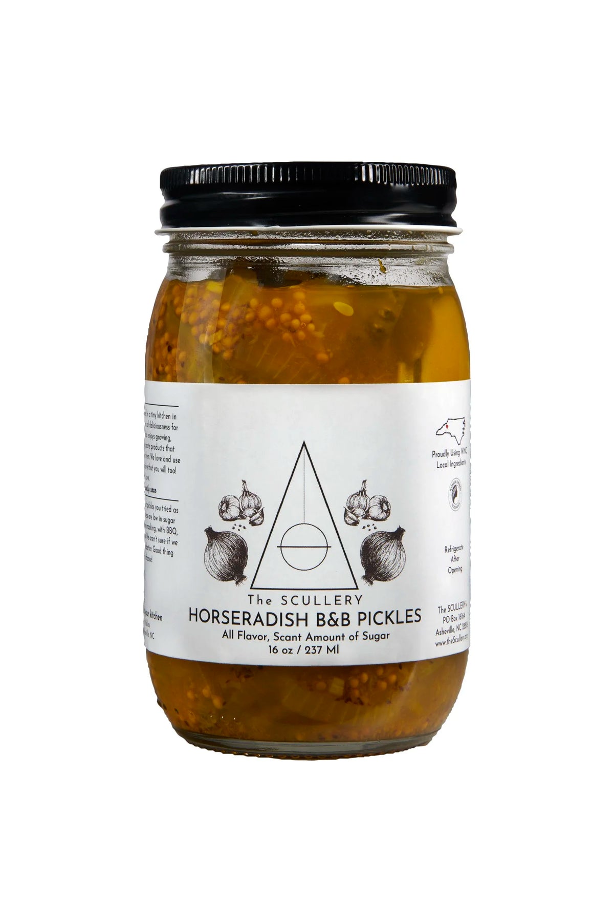 Horseradish Bread & Butter Pickles Low Sugar
